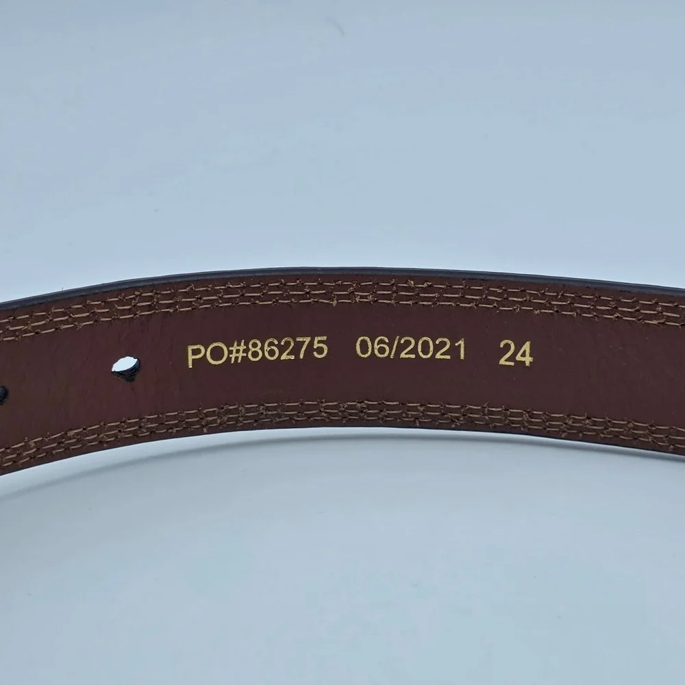 Ariat Belt‎ Kids Size 24 Brown Leather Rodeo Champion Bull Rider Trophy Buckle